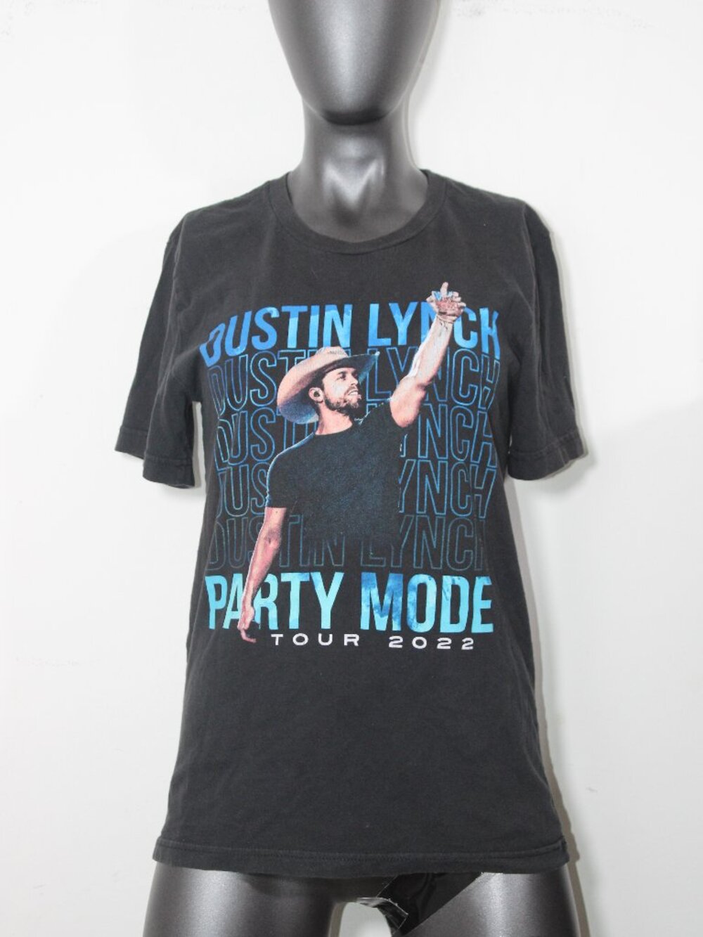Dustin Lynch Party Mode Tour 2022 Graphic Concert T-Shirt - Black